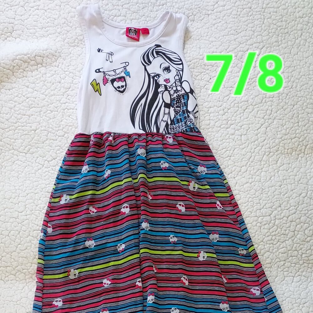 Monster High Tank top dress Size 7/8